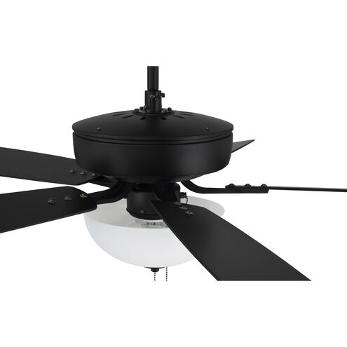 Pro Plus 211 52 inch Flat Black with Flat Black/Grey Wood Blades Contractor Ceiling Fan in Flat Black/Greywood