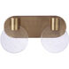 Glisten 2 Light 13.39 inch Bathroom Vanity Light