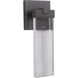 Aria LED 15 inch Textured Black Outdoor Wall Mount in Textured Matte Black, Small