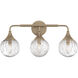 Reflection 3 Light 24 inch Premium Bronze Vanity Light Wall Light