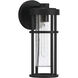 Encompass 1 Light 14 inch Midnight Outdoor Wall Mount, Small