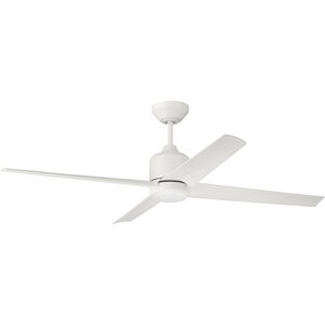 Quell 52 inch White with White/White Blades Ceiling Fan (Blades Included)