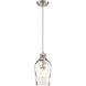 Neighborhood 1 Light 6.63 inch Brushed Polished Nickel Mini Pendant Ceiling Light