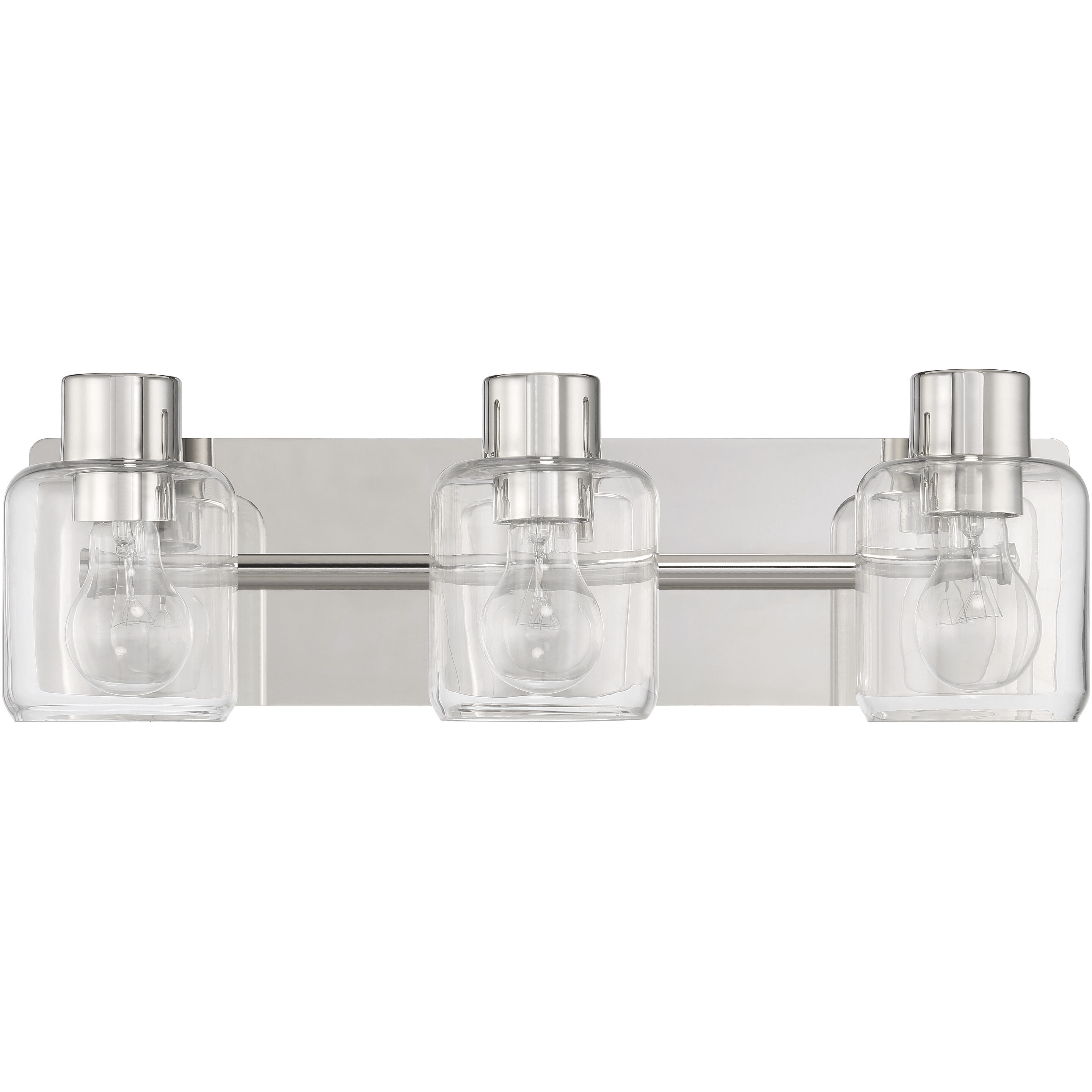 Rori 3 Light 20.25 inch Polished Nickel Vanity Light Wall Light