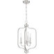 Neighborhood Bolden 3 Light 14 inch Brushed Polished Nickel Foyer Light Ceiling Light, Neighborhood Collection