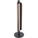 Cameron 21.46 inch 8 watt Flat Black/Walnut Table Lamp Portable Light