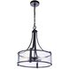 Elliot 5 Light 16 inch Flat Black Pendant Ceiling Light