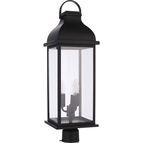 Bent Tree 3 Light 26 inch Midnight Outdoor Post Mount