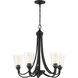 Neighborhood Grace 5 Light 26 inch Espresso Chandelier Ceiling Light in Clear Seeded, Neighborhood Collection