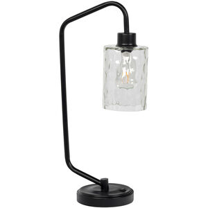 Bejamin 23.5 inch 60 watt Flat Black Table Lamp Portable Light