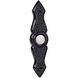 Large Spindle Black Push Button, Large