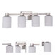Bretton 4 Light 28.13 inch Polished Nickel Vanity Light Wall Light