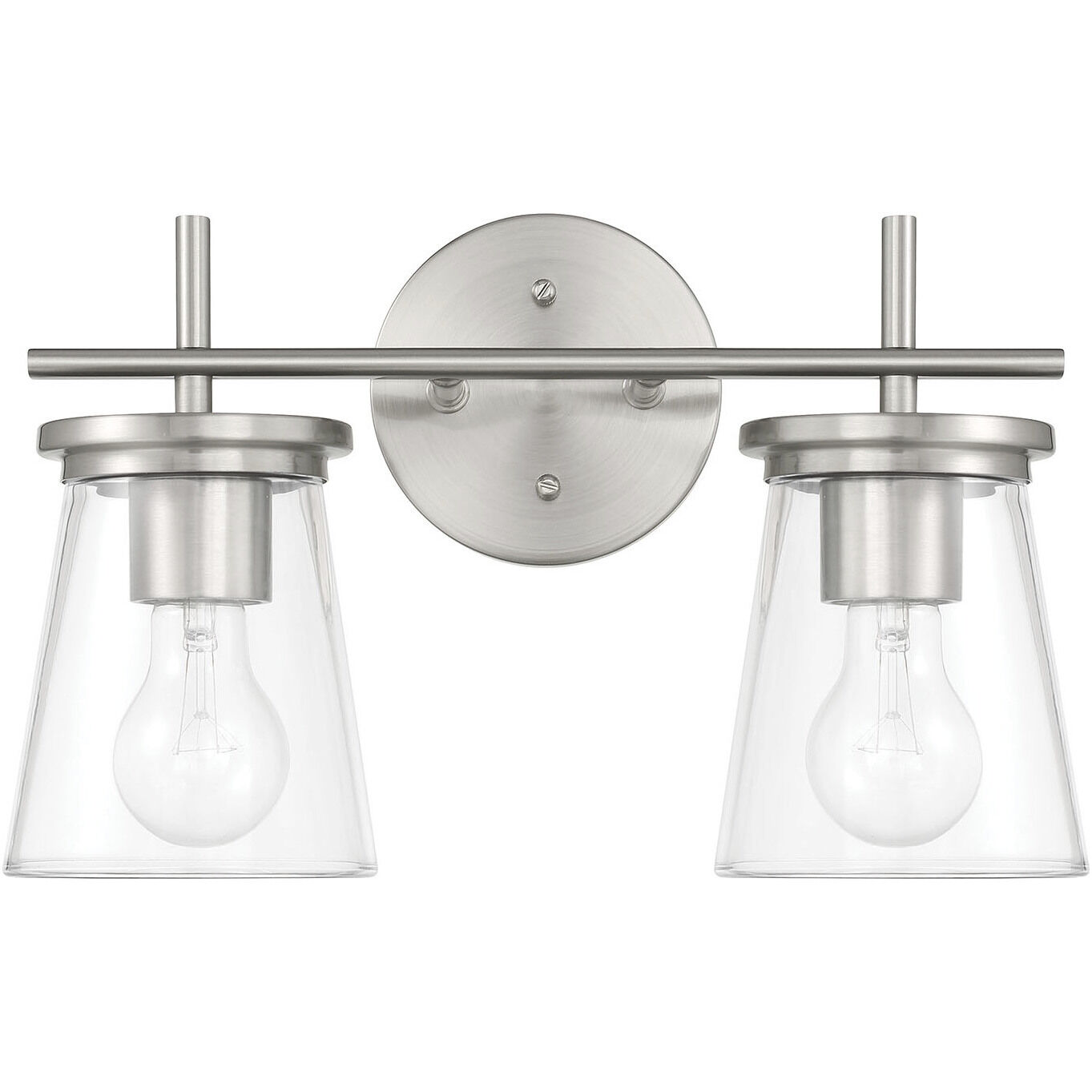 Connell 2 Light 14.5 inch Brushed Polished Nickel Vanity Light Wall Light