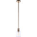 Romero 1 Light 5 inch Satin Brass Mini Pendant Ceiling Light