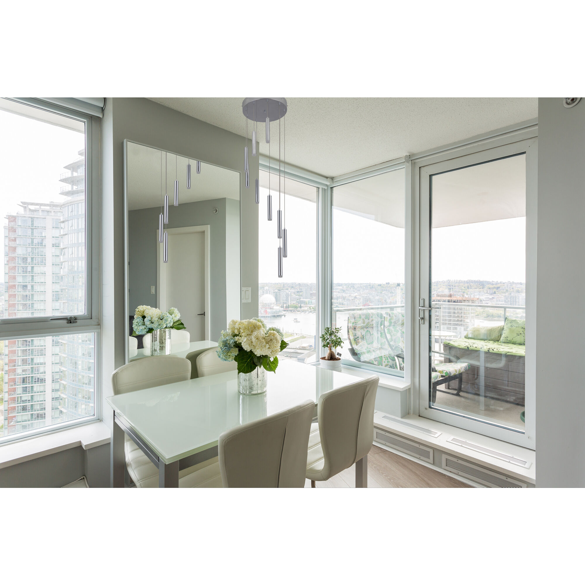 Lexi LED 11.88 inch Chrome Pendant Ceiling Light