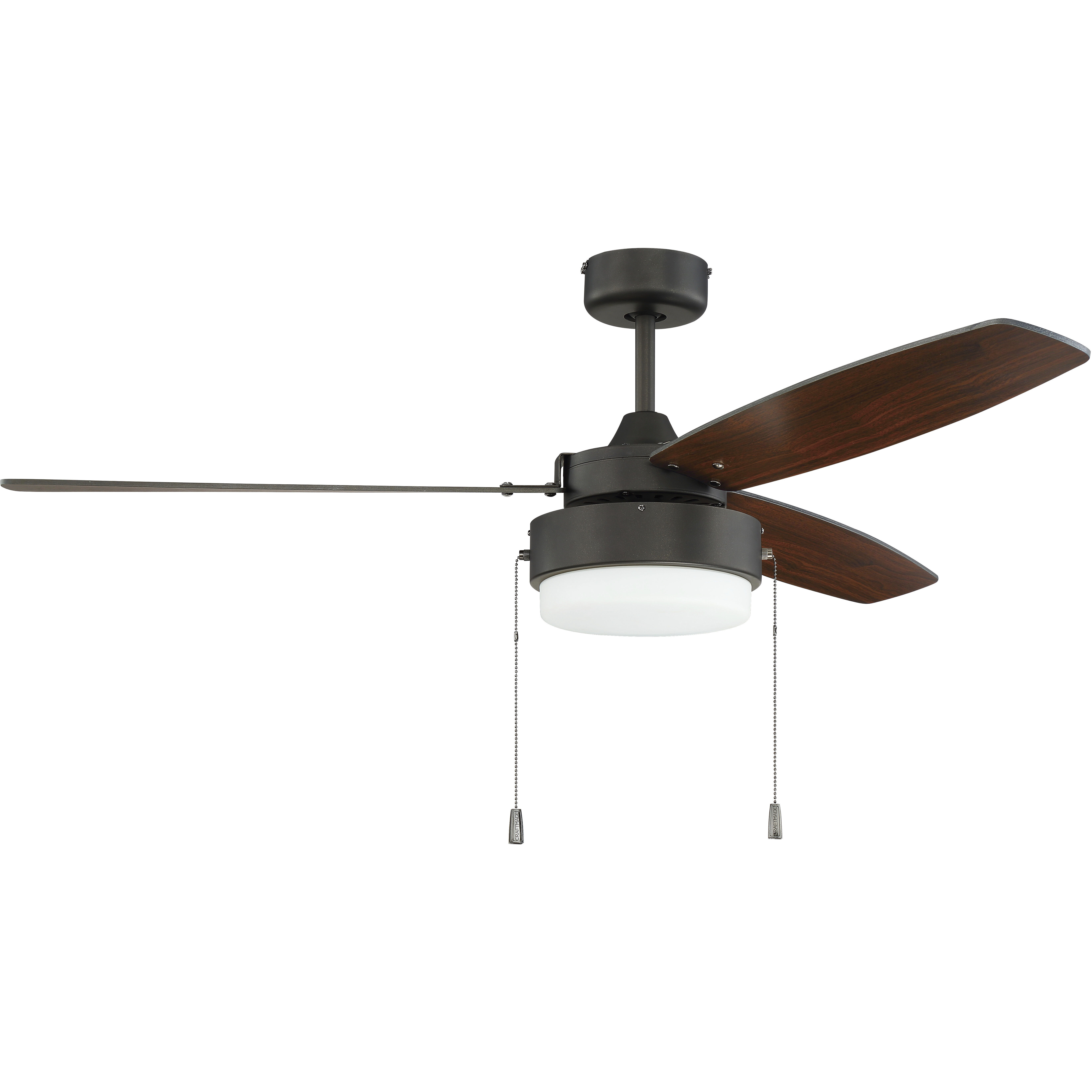 Intrepid 52 inch Espresso with Espresso/Walnut Blades Ceiling Fan
