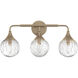Reflection 3 Light 24 inch Premium Bronze Vanity Light Wall Light