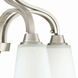 Neighborhood Grace 5 Light 24 inch Brushed Polished Nickel Down Chandelier Ceiling Light in White Frosted Glass, Jeremiah