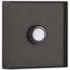Recessed Mount Espresso Lighted Push Button