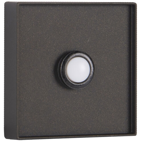 Recessed Mount Espresso Lighted Push Button