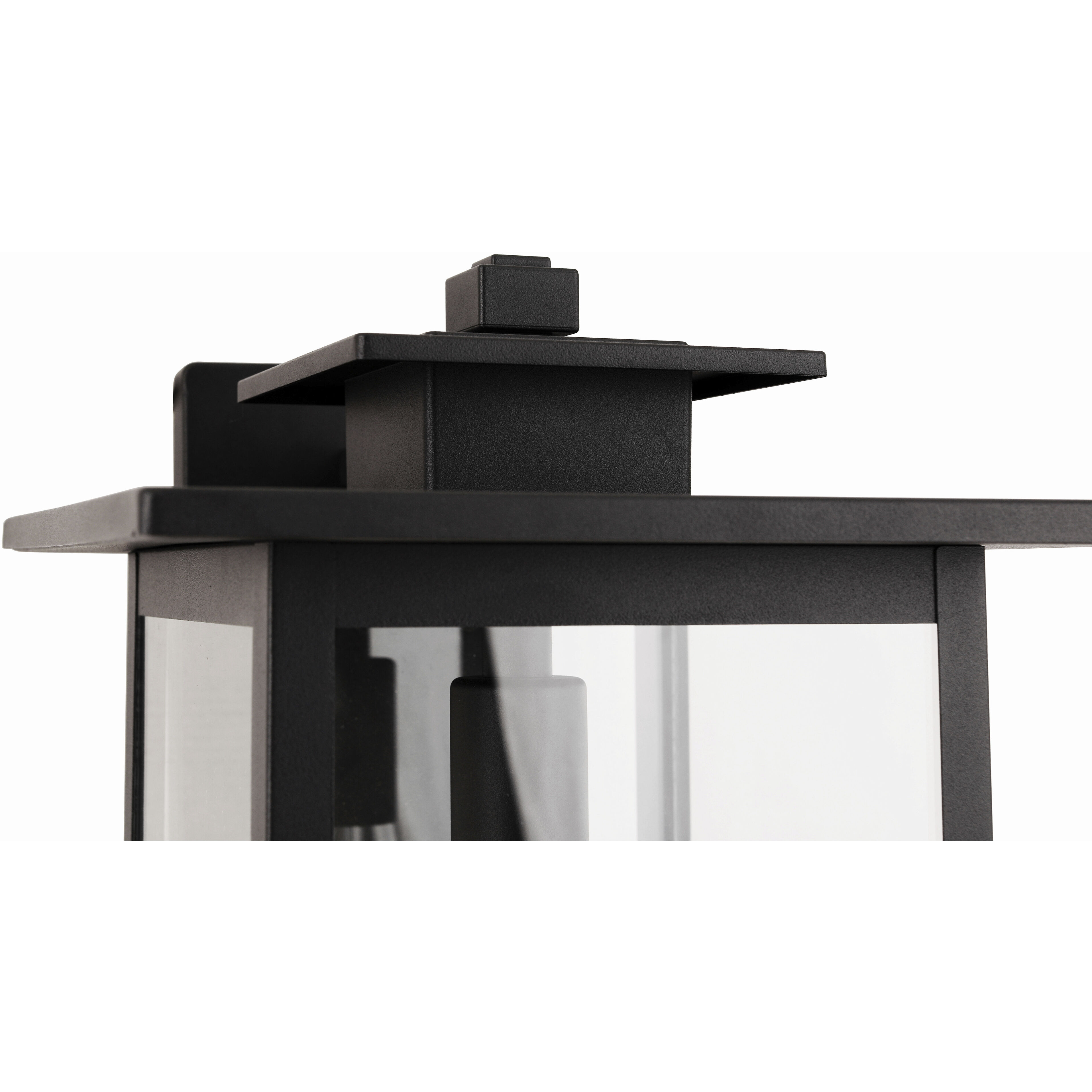 Rock Creek 1 Light 15.38 inch Textured Black Outdoor Wall Lantern