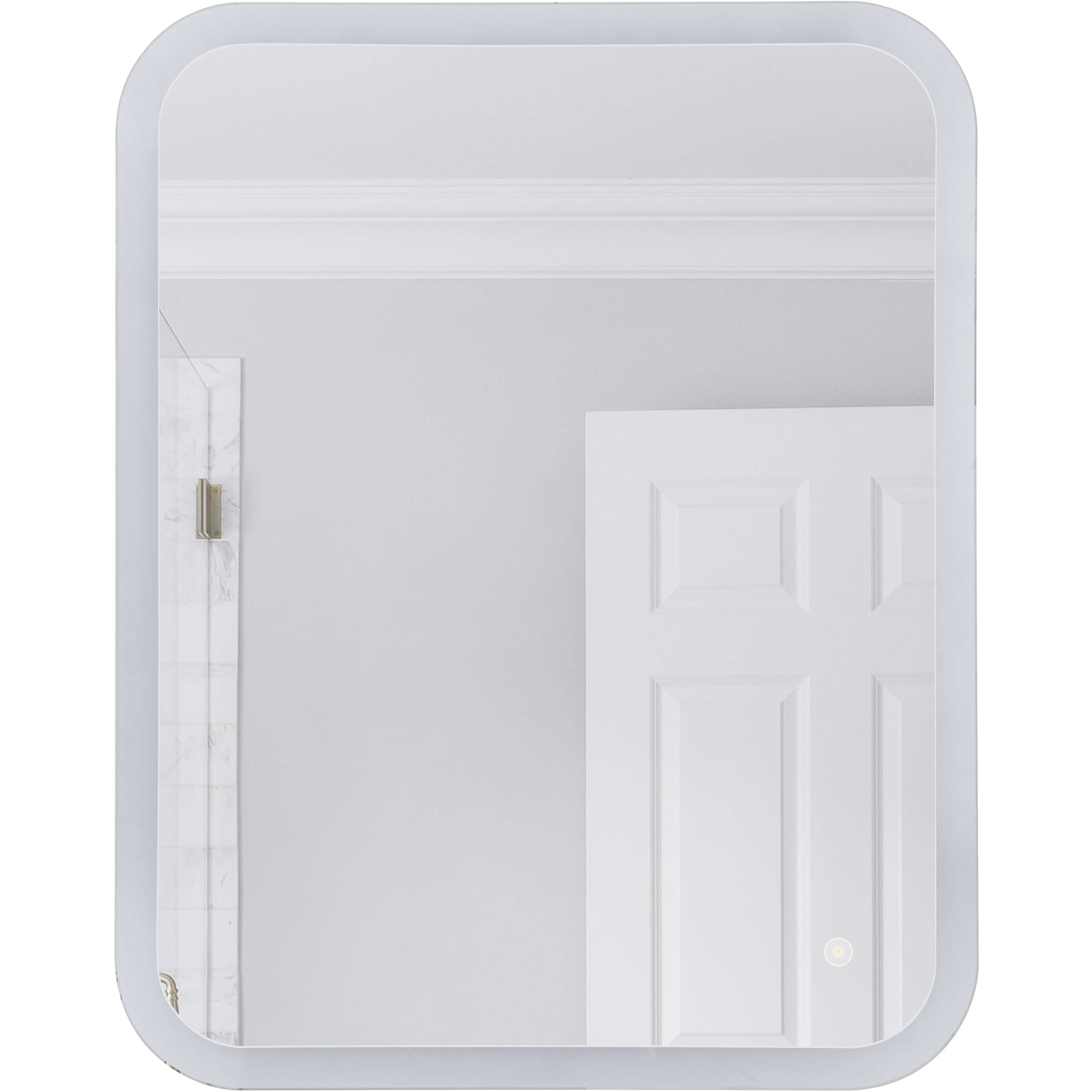 LED Lighted Mirror 30 X 23.98 inch White Mirror