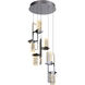Bejamin LED 15 inch Chrome Mini Pendant Ceiling Light