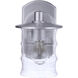 Canon Outdoor Wall Mount in Satin Aluminum, Medium