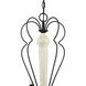 Anna 5 Light 25.5 inch Cottage White/Espresso Chandelier Ceiling Light