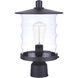 Canon 1 Light 14.13 inch Midnight Outdoor Post Mount
