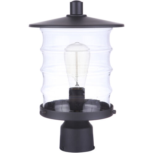 Canon 1 Light 14.13 inch Midnight Outdoor Post Mount