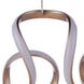 Pulse LED 17.75 inch Champagne Brass Pendant Ceiling Light