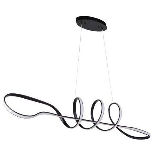 Pulse LED 59 inch Flat Black Island Light Ceiling Light