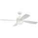 Sebastion 52 inch White Ceiling Fan