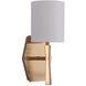 Chatham 1 Light 5 inch Satin Brass Wall Sconce Wall Light