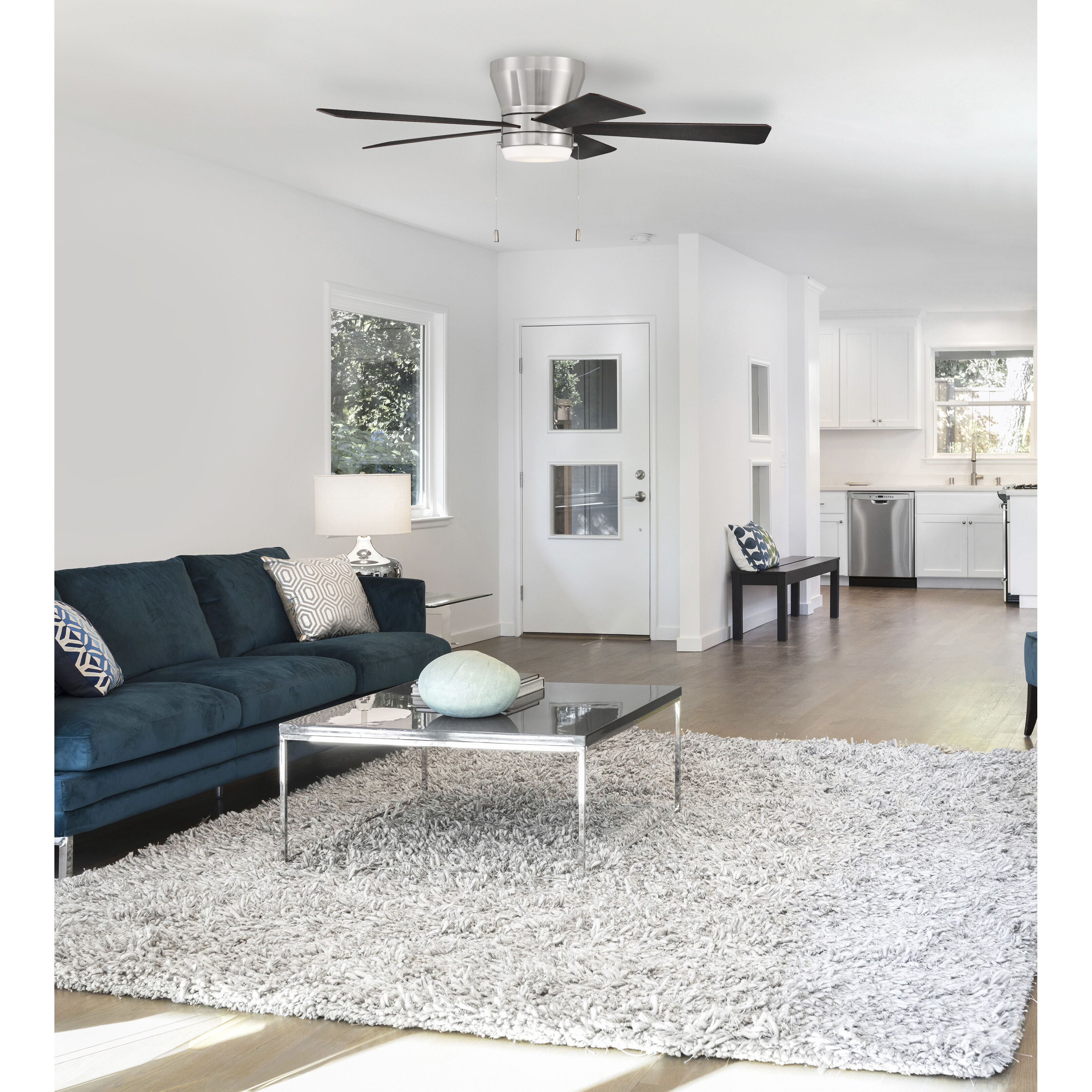 ファン・ボメル Craftmade MER52FB5 Merit 52 inch Flat Black with Flat Black