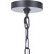Larrson 6 Light 17.75 inch Flat Black Chandelier Ceiling Light