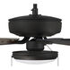 Pro Plus 119 52 inch Espresso with Espresso/Walnut Blades Contractor Ceiling Fan, Pan