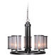 Danbury 5 Light 29 inch Matte Black Chandelier Ceiling Light