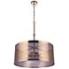 Mesh 12 Light 36 inch Satin Brass Pendant Ceiling Light