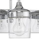 Wrenn 4 Light 30 inch Chrome Vanity Light Wall Light