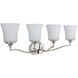 Helena 4 Light 30.25 inch Bathroom Vanity Light