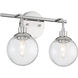 Neighborhood Que 2 Light 15 inch Chrome Vanity Light Wall Light