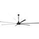 Prost 144 144 inch Flat Black Fan