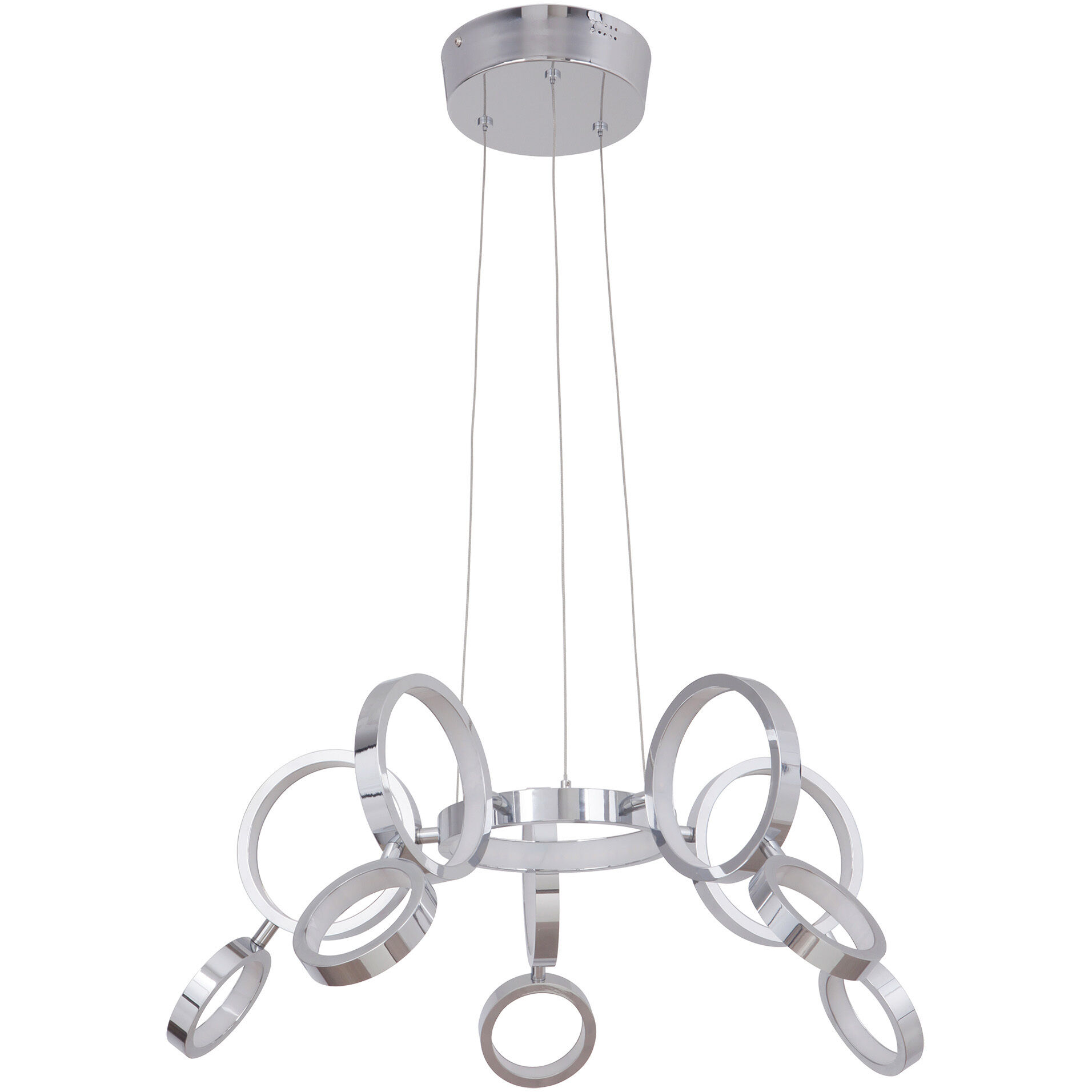 Mira LED 27.75 inch Chrome Chandelier Ceiling Light