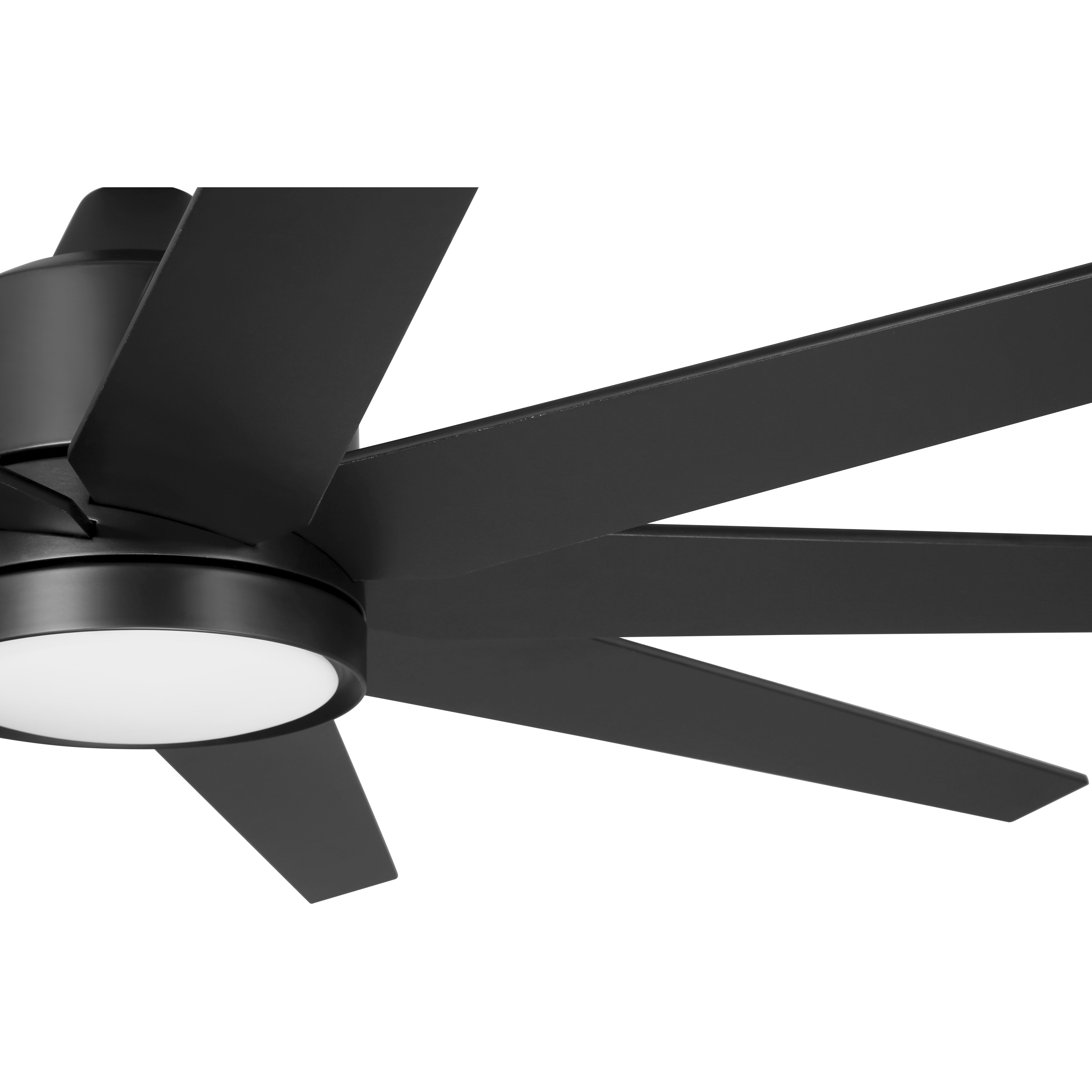 Champion 60 inch Flat Black with Flat Black/Flat Black Blades Ceiling Fan