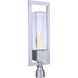 Perimeter 1 Light 25.13 inch Satin Aluminum Outdoor Post Mount