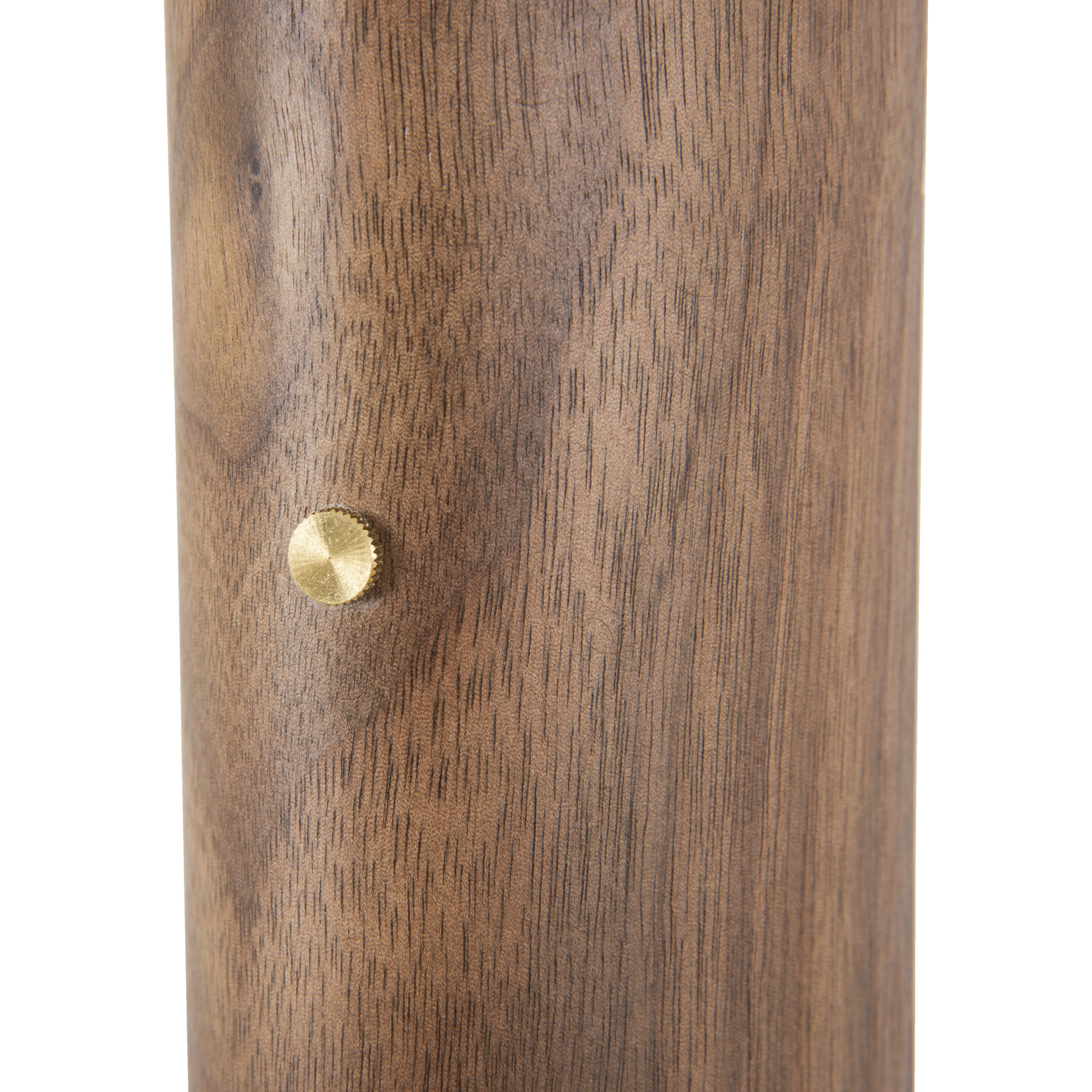 Cameron 62.8 inch 24 watt Flat Black/Walnut Floor Lamp Portable Light