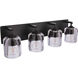 Andie 4 Light 28 inch Flat Black Vanity Light Wall Light