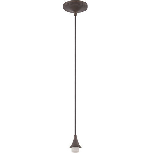 Design-a-fixture Aged Bronze Mini Pendant Rod Hardware, Shades Not Included